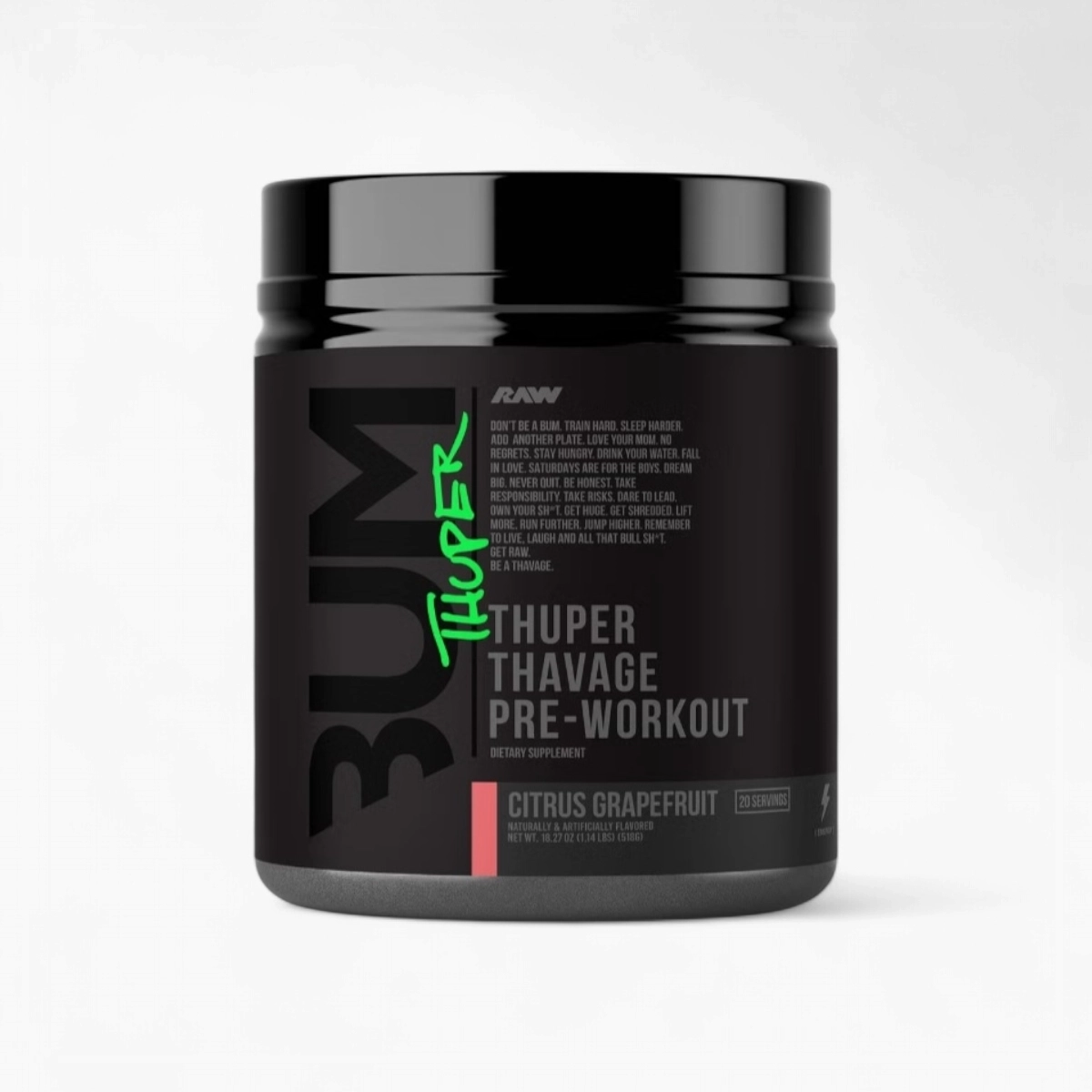 thuper-thavage-pre-workout-citrus-grapefruit-raw-nutrition-20-servings